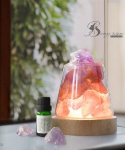 Đèn xông tinh dầu đỏ hồng (không tinh dầu) 5