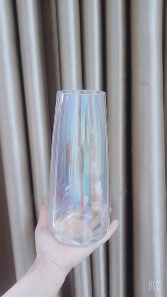 Bình hoa thủy tinh hình trụ 7 màu 2 Bình hoa thủy tinh hình trụ 7 màu 1