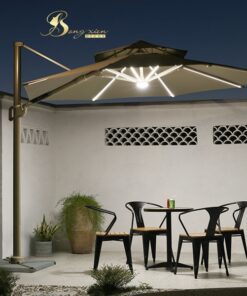 Ô ngoài trời màu xanh rêu 5