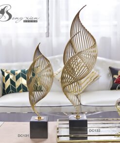 Decor ốc xà cừ bằng kim loại (S) 13