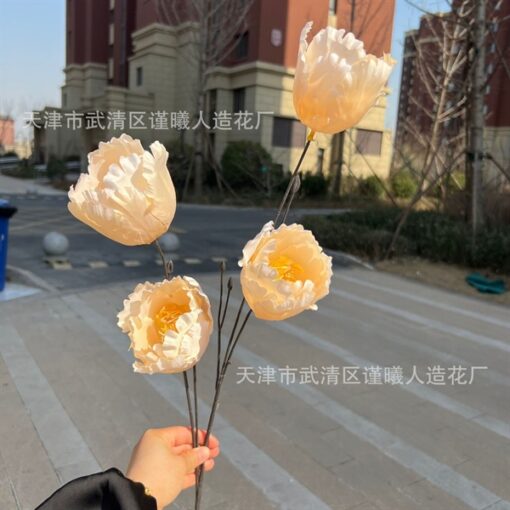 Hoa tulip 3 bông khô 1