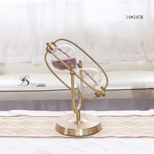 Đồng hồ cát khung vàng đồng S 1