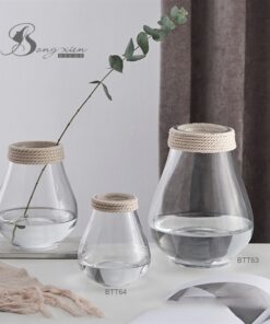 Bình TT trắng miêng quấn dây (S) 11