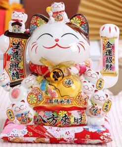 Mèo thần tài màu trắng (S) 9