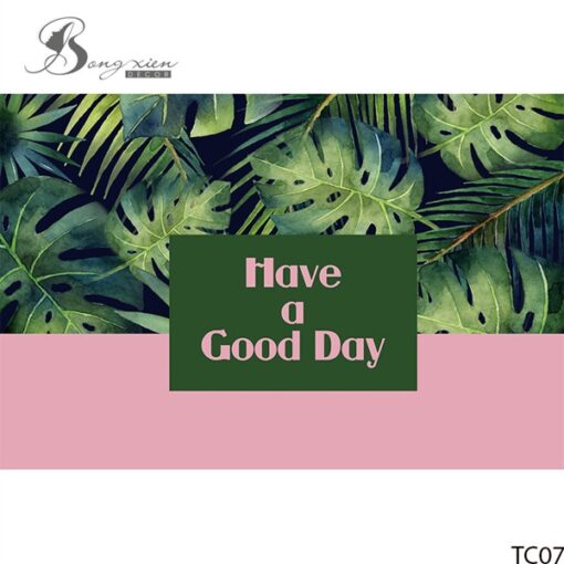 Thảm nhà cửa lỗi vào xanh lá (Have a good day) 40*60 1