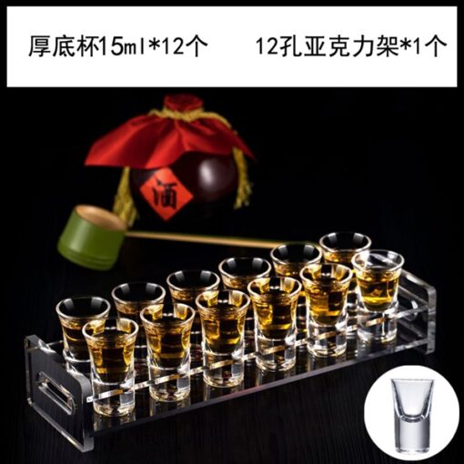 Khay đế để ly rượu 12 lỗ màu trắng 1