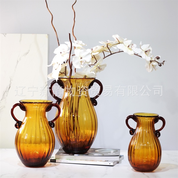 Bình TT có 2 tay cầm màu hổ phách (M) 4 Bình TT có 2 tay cầm màu hổ phách (M) 3