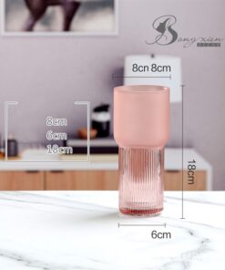 Bình TT trụ sọc đế màu hồng S 7