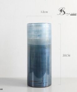Bình TT trụ xanh xám ánh vàng (L) 5