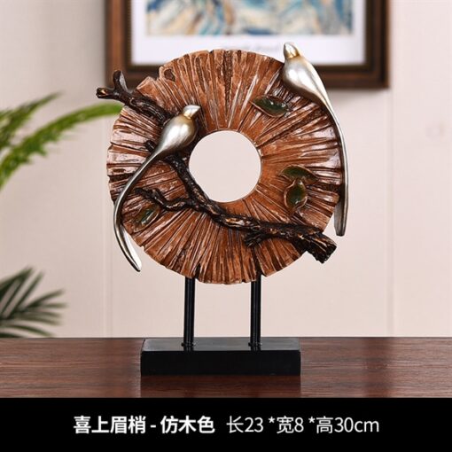 Decor tấm phong chim sẻ màu vàng 1