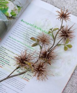 Cành trắng đơn chi màu nâu đậm 5