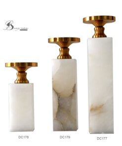 Chân nến đế đá cẩm thạch (M) 16 Chân nến đế đá cẩm thạch (M) 15