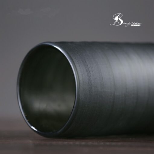 Bình trụ cao xám đục nhám (L) 1