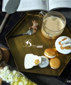 Khay lục giác màu đồng (M) 7