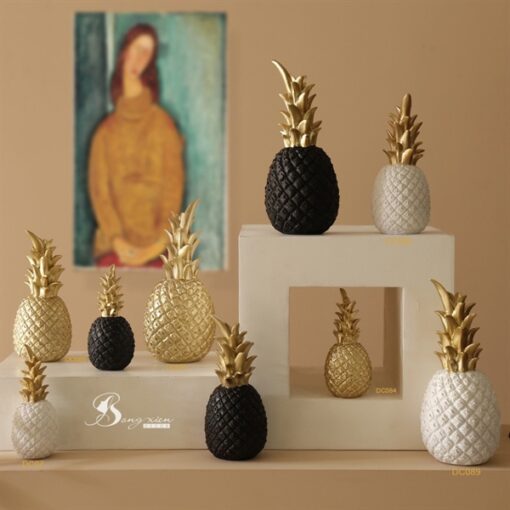 Decor Quả dứa trắng S 3