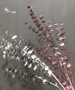 Cành lá đồng tiền màu xám 6 Cành lá đồng tiền màu xám 5