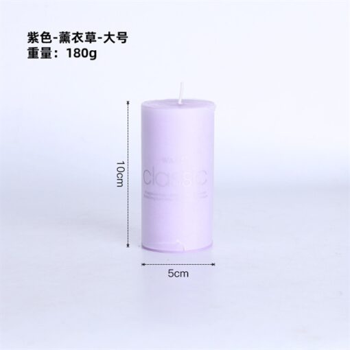 Nến thơm màu hồng (10Cm) 1
