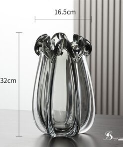 Bình TT hoa tulip màu xám (M) 5