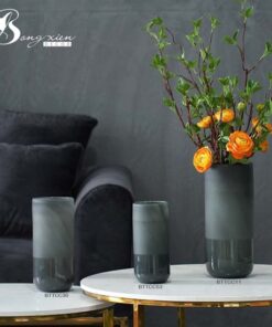 Bình thuỷ tinh trụ xám (S) 5