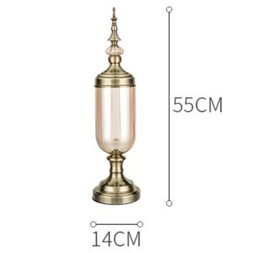 Bình TT Cao cấp có nắp hình chóp mạ vàng (M) 1