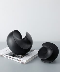 Decor mô hình lốc xoáy màu đen (M) 5