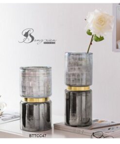 Bình thuỷ tinh xám xanh 2 khấc (M) 5