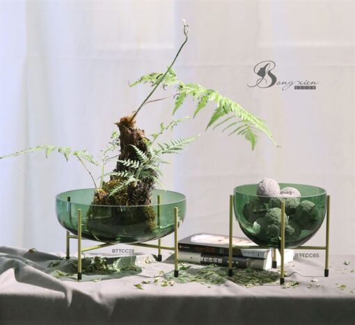 Bình TT thả hoa xanh 3