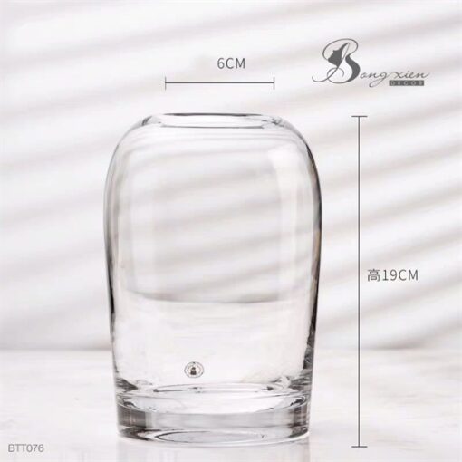 Bình tròn trắng size L 1