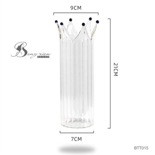 Bình trụ vương miện hạt xanh 3