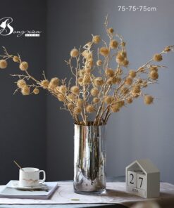 Bình trụ tráng gương hoạ tiết cây (M) 9