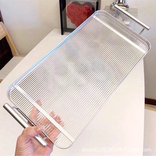 Khay bạc Acrylic lớn 1