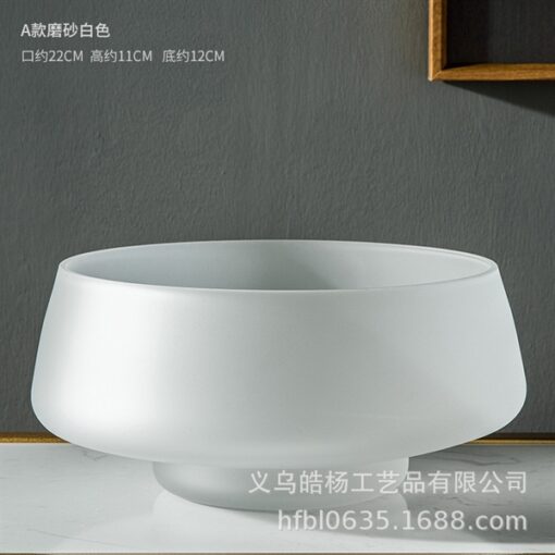 Bình TT miệng tròn màu trong suốt 1