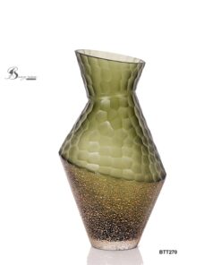 Bình TT xanh lá có chạm khắc sao vàng (M) 5