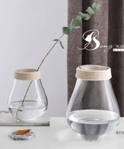 Bình TT trắng miêng quấn dây (L) 9