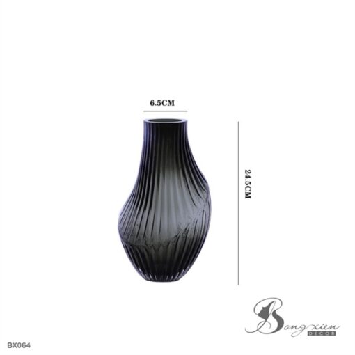 Bình TT xám vân dọc lõm (S) 3