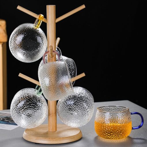 Giá treo cốc bằng tre 5