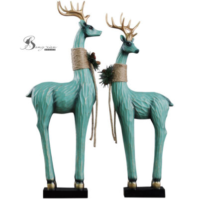 Top Mẫu Cặp Hươu Decor Hot Nhất 2025 – Vừa Đẹp, Vừa Có Ý Nghĩa Phong Thủy 3