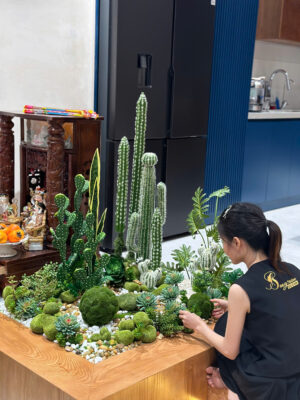 Cây xanh lụa cao cấp – Giải pháp decor bền vững cho người bận rộn 3