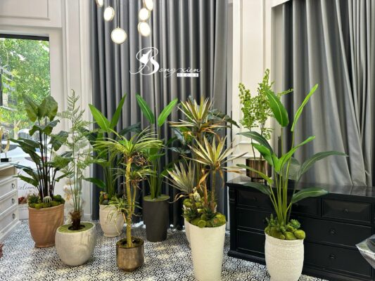 Cây xanh lụa cao cấp – Giải pháp decor bền vững cho người bận rộn 9