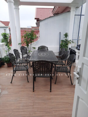 Bông Xiên Decor – Địa chỉ bán bàn ghế nhôm đúc cao cấp tại TP. Vinh 1