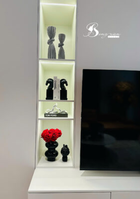 Decor tông đen trắng – Xu hướng trang trí nội thất sang trọng tại TP Vinh 7