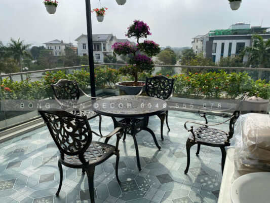Mua bàn ghế nhôm đúc cao cấp tại TP Vinh ở đâu uy tín? 3