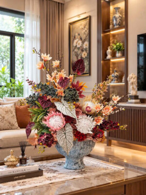 Hoa Lụa Trang Trí Đẹp – Bí Quyết Tô Điểm Không Gian Sống Tinh Tế Cùng Bông Xiên Decor 4 Hoa Lụa Trang Trí Đẹp – Bí Quyết Tô Điểm Không Gian Sống Tinh Tế Cùng Bông Xiên Decor 3